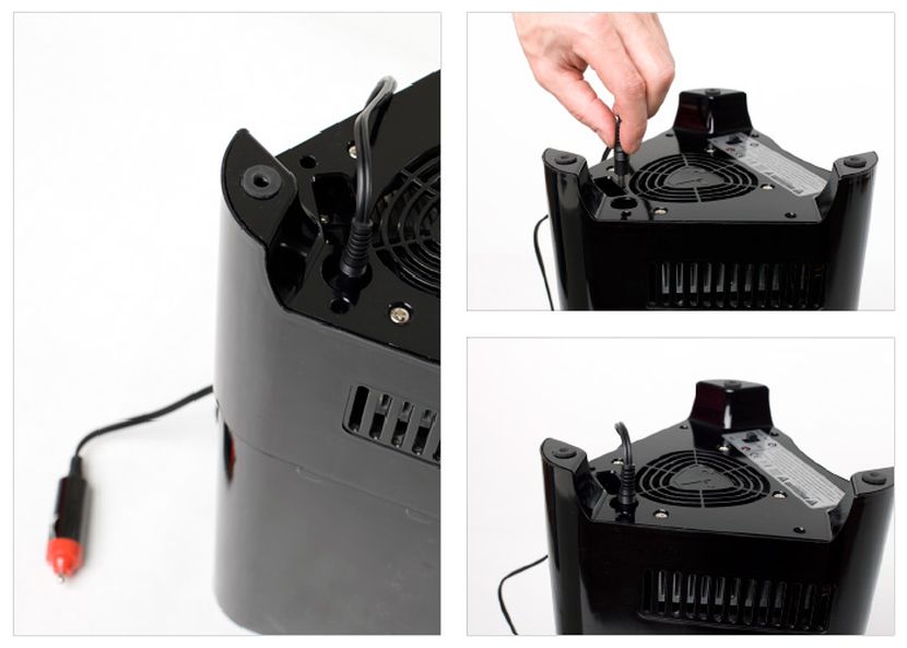 Installing the 12Volt power cord to The Boxx'r