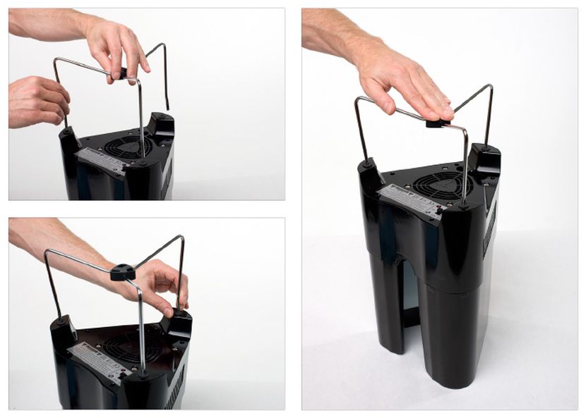 Attaching the stand to The Boxx'r